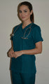 Women's 2-Pocket Mock Wrap Scrub
